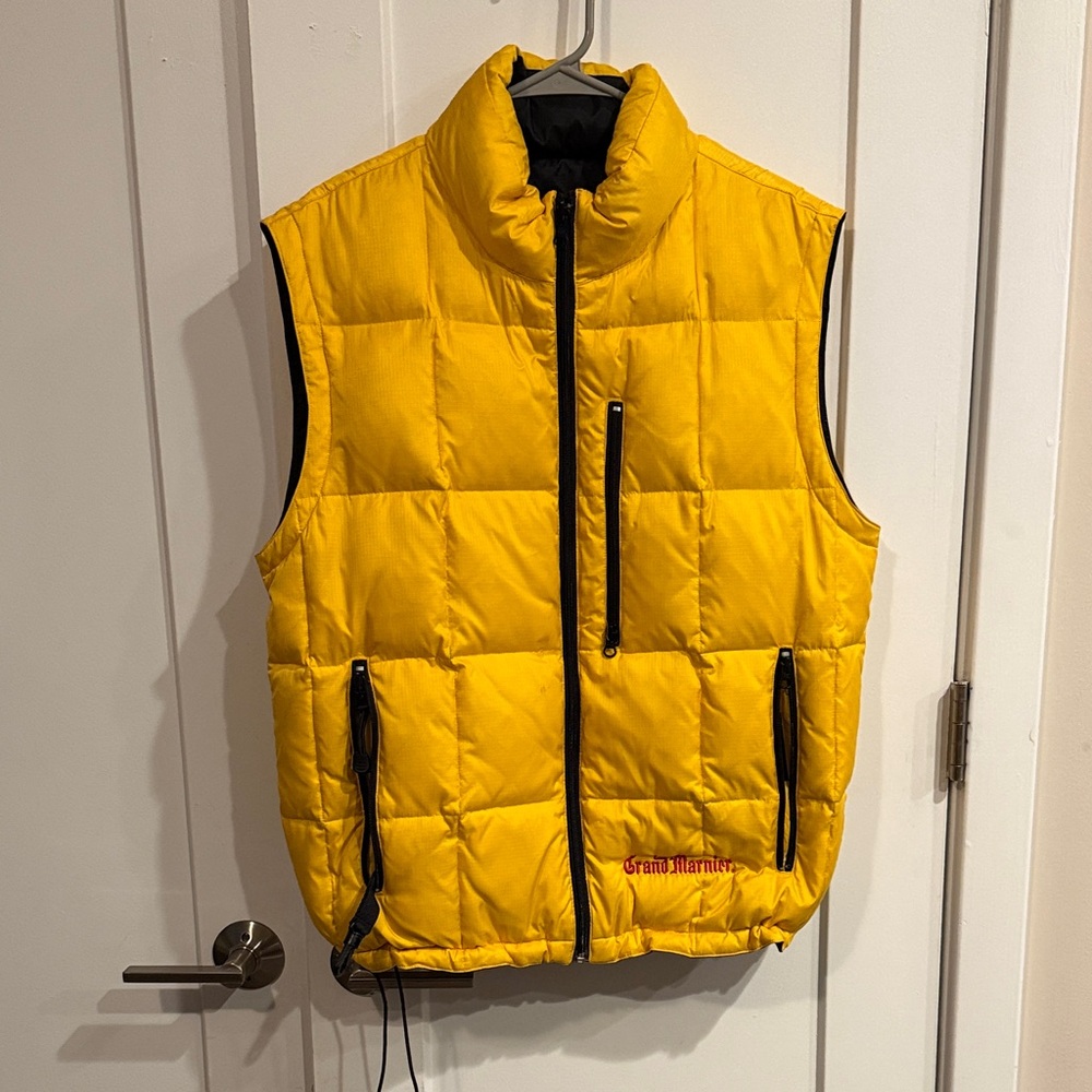 Men's Yellow Quilted Vest